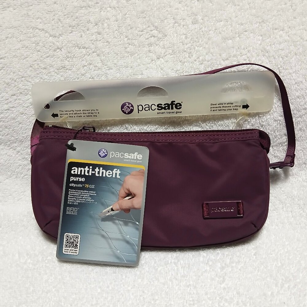 Pacsafe Anti-theft purse -- citysafe 75GII -- NEW WITH TAGS
